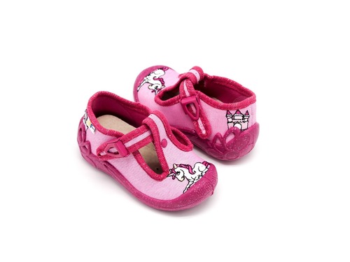 Тапочки Freedom For Feet для девочек розовые с единорогом Фото 6