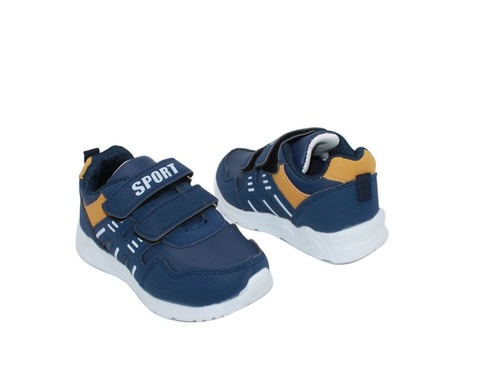 Кроссовки Children Shoes для мальчиков синего цвета. Фото 2