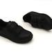 Туфли Sandalik черные натуральная кожа на двух липучках