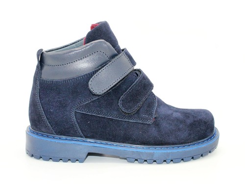 Ботинки Sandalik для мальчиков синие с липучкой Фото 5