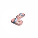 Крокси рожеві з блакитним з джибітсами Babyshop