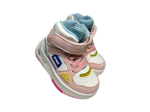 Черевики рожеві-білі демі Tom M Фото 1