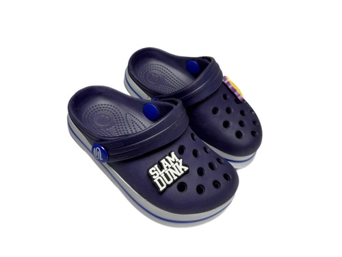 Крокси темно сині з білим Progres Фото 1