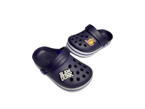 Крокси темно сині з білим Progres Фото 3