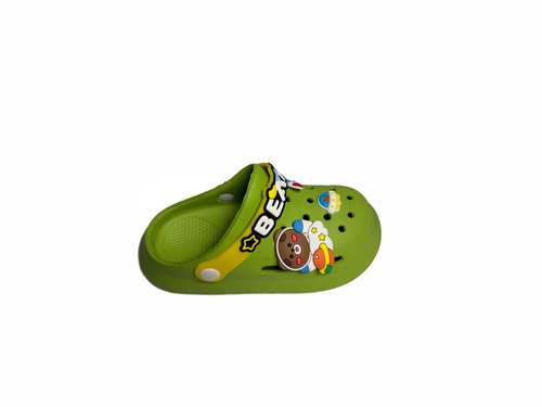 Крокси зелені з жовтим та ведмедиком Babyshop Фото 2