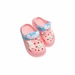 Крокси рожеві з блакитним з джибітсами Babyshop