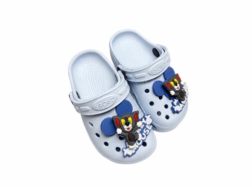 Крокси ніжно блакитні з джибітсами Crocs Фото 1