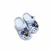 Крокси ніжно блакитні з джибітсами Crocs