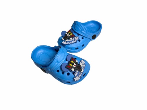 Крокси яскраво блакитні з джибітсами Crocs Фото 3