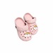 Крокси рожеві з джибітсами Crocs