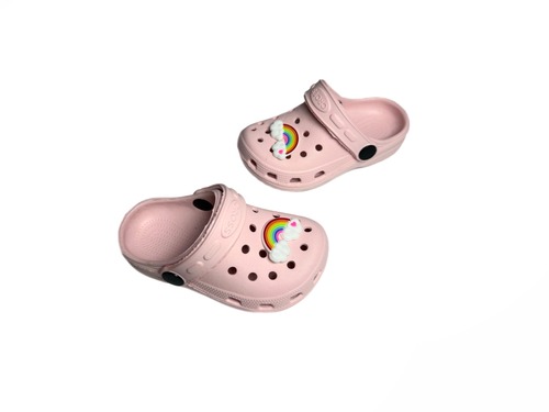Крокси рожеві з джибітсами Crocs Фото 3