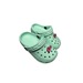 Крокси мятні з джибітсами Crocs