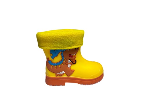 Чобітки жовті з Діно з утеплювачем BBT Фото 2