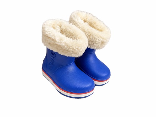 Чобітки яскраво сині з утеплювачем Crocs Фото 1