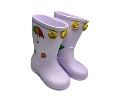 Чобітки бузкові зі смайлами Jose Amorales