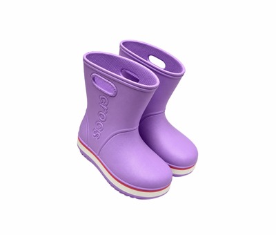 Чобітки бузкові пінка Crocs