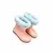 Чобітки персикові з утеплювачем Crocs