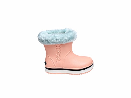 Чобітки персикові з утеплювачем Crocs Фото 2