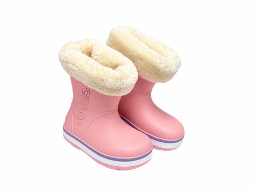 Чобітки пудрові з утеплювачем Crocs Фото 1