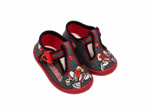 Капчики сірі на бордовій підошві  Freedom For Feet Фото 1