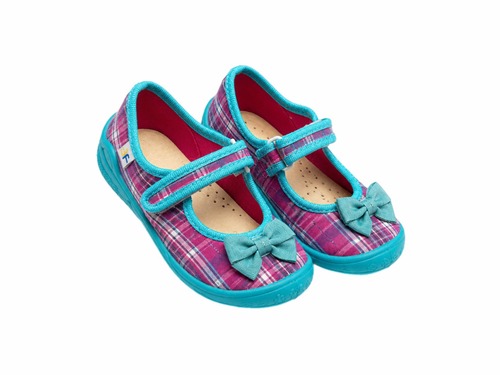 Капчики рожево бірюзові з бантиком Freedom For Feet Фото 1
