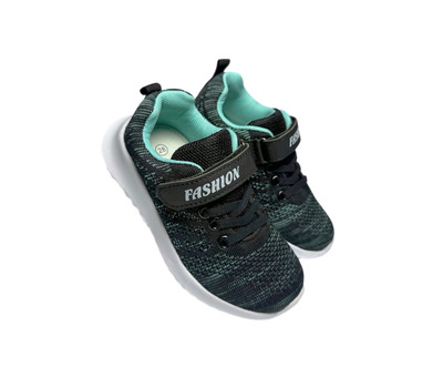 Кросівки сітка чорно-бірюзові М Мичи