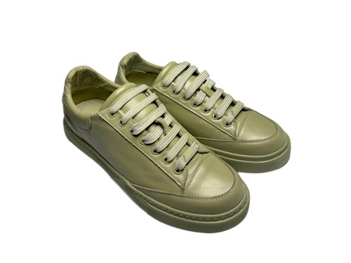 Кросівки зелені нат шкіра Sandalik Фото 1