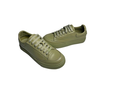 Кросівки зелені нат шкіра Sandalik Фото 3