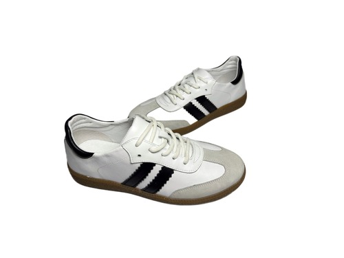 Кросівки білі з бежевим зі змужками Bistfor Фото 3