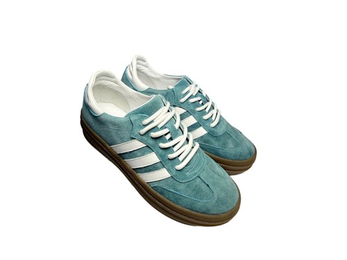 Кросівки смарагдові з білими полосками Bistfor Фото 1