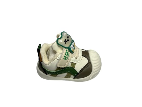 Кросівки молочні з хакі з антивандальним носочком BBT Фото 2