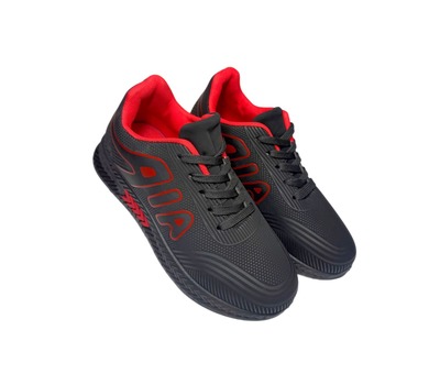 Кросівки чорні з червоним Parliament