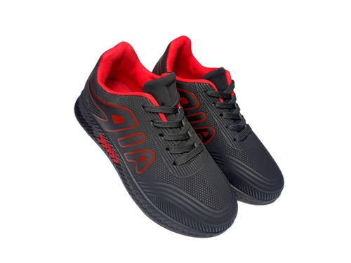 Кросівки чорні з червоним Parliament Фото 1