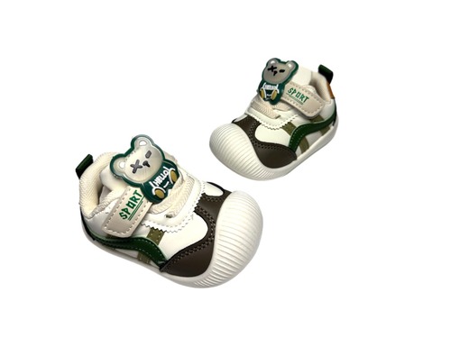 Кросівки молочні з хакі з антивандальним носочком BBT Фото 3