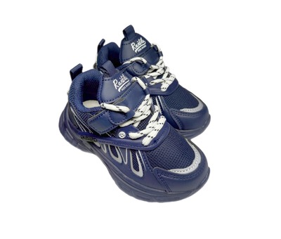 Кросівки темно сині з білими шнурками Tom M