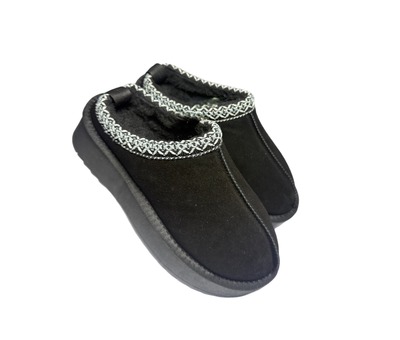 Угги чорні нат замша хутро Stilli