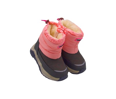 Kimbo Термо черевики рожево-сірі