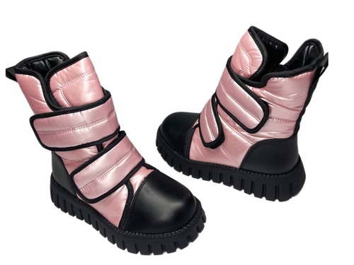  Lilin shoes Термо-дутік пудра з чорним Фото 3