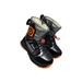 Дутики чорно з помаранчевим Cilin Shoes