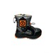 Дутики чорно з помаранчевим Cilin Shoes