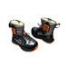 Дутики чорно з помаранчевим Cilin Shoes