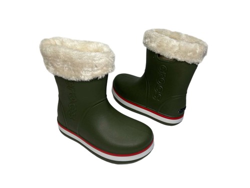 Чобітки хакі з утеплювачем  Crocs Фото 2