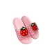 Капчики шльопанці рожеві з полуничкою Fdek shoes 