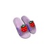 Капчики шльопанці фіолетові з полуничкою Fdek shoes 