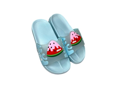 Капчики шльопанці блакитні з кавунчиком Fdek shoes  Фото 1