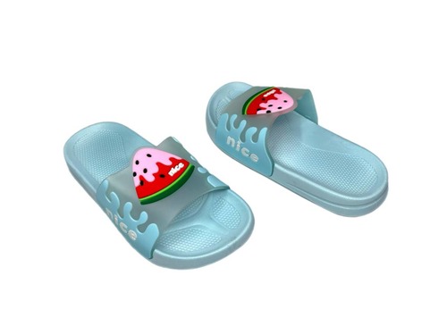 Капчики шльопанці блакитні з кавунчиком Fdek shoes  Фото 2