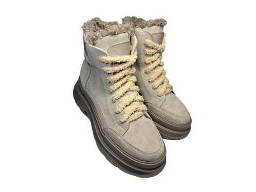 Черевики беж на високій підошві нат замша нат шкіра  Jordan Фото 1