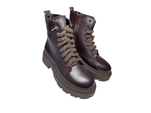 Черевики шоколад нат шкіра  Jordan Фото 1