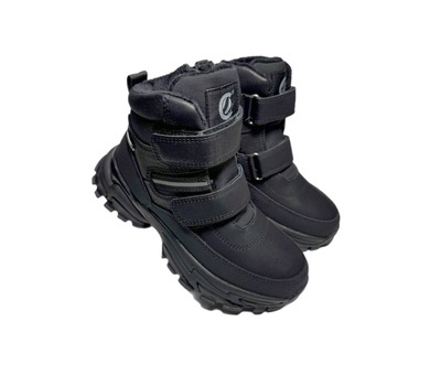 Черевики чорні хутро Clibee