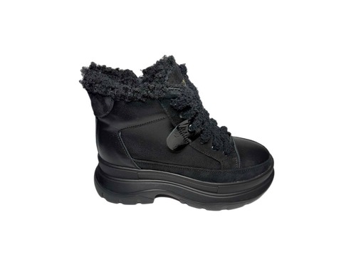 Черевики чорні на високій підошві Miu Miu Jordan Фото 2